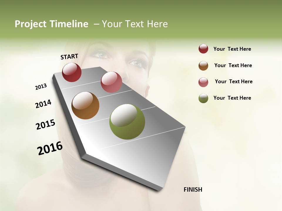 Adult Facial Close Up PowerPoint Template