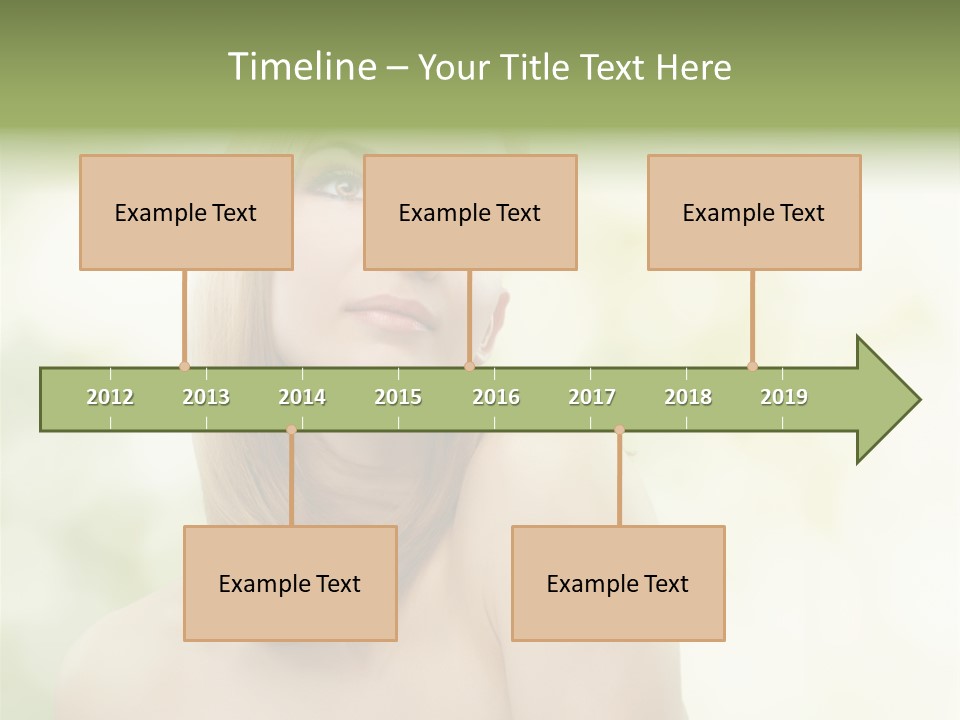 Adult Facial Close Up PowerPoint Template