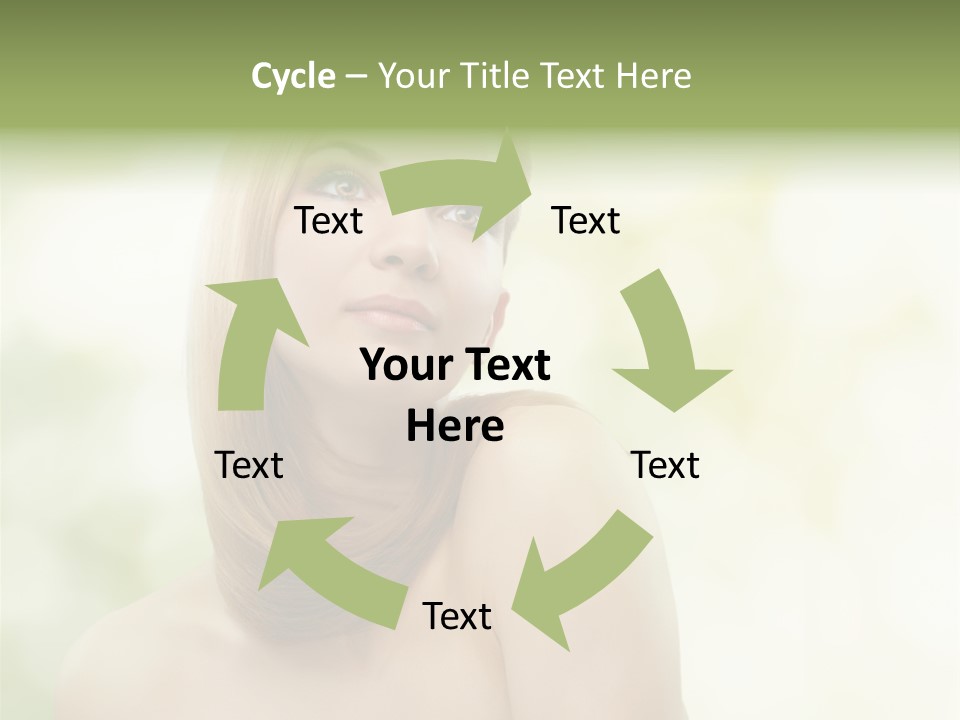 Adult Facial Close Up PowerPoint Template