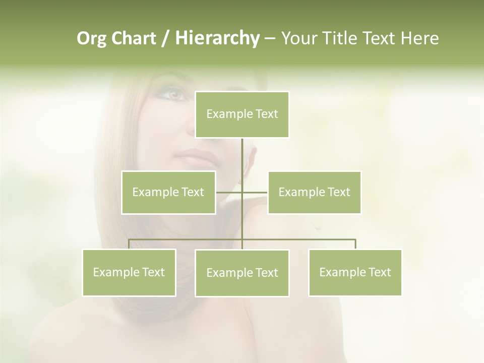 Adult Facial Close Up PowerPoint Template