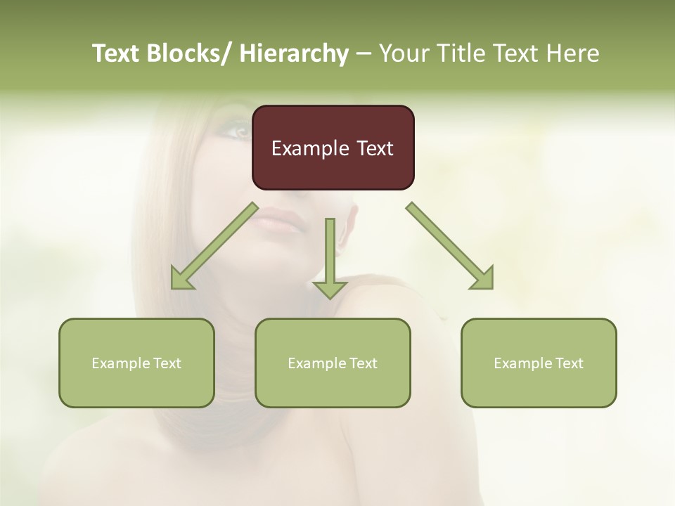 Adult Facial Close Up PowerPoint Template