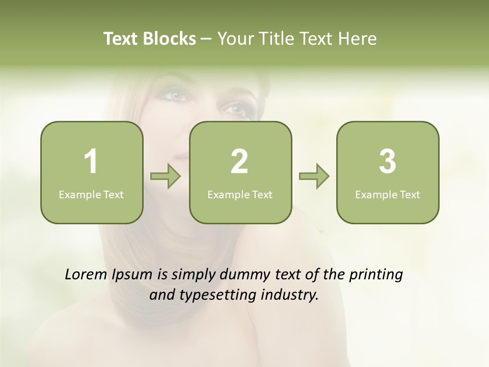 Adult Facial Close Up PowerPoint Template
