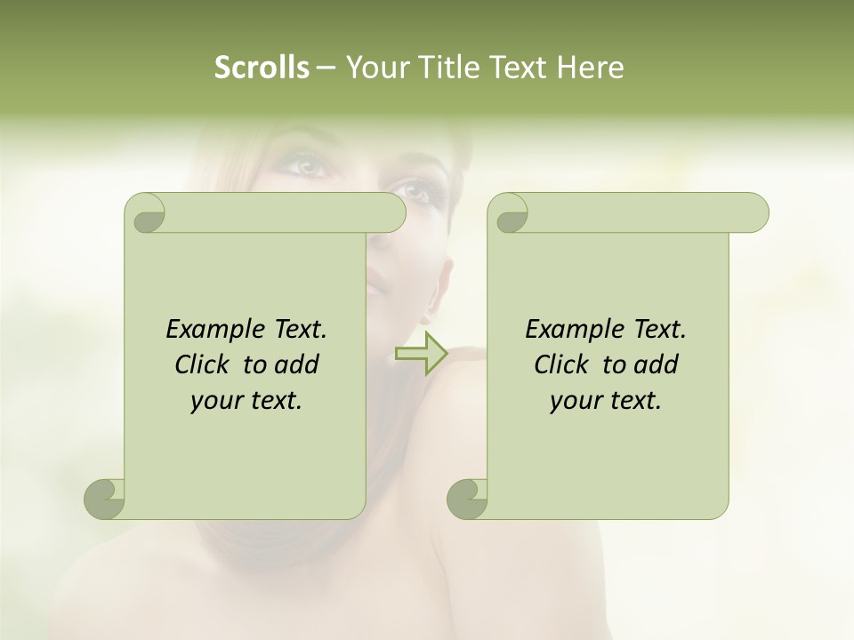 Adult Facial Close Up PowerPoint Template