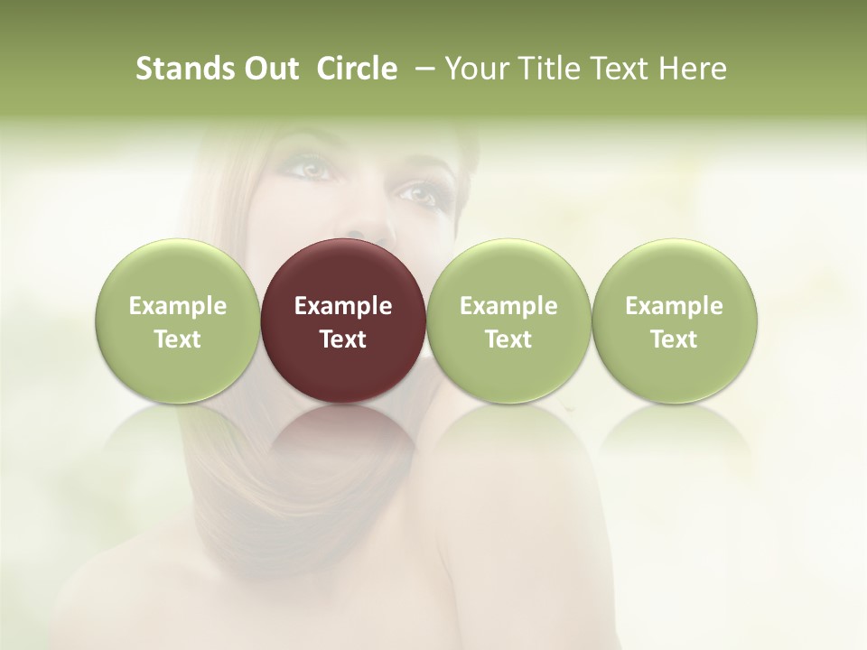 Adult Facial Close Up PowerPoint Template