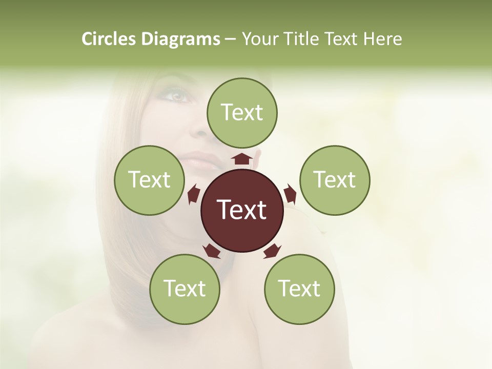 Adult Facial Close Up PowerPoint Template