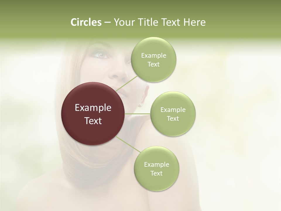 Adult Facial Close Up PowerPoint Template