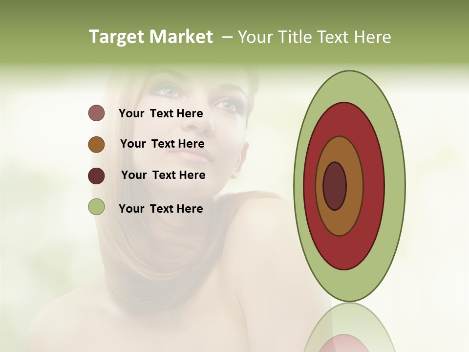 Adult Facial Close Up PowerPoint Template