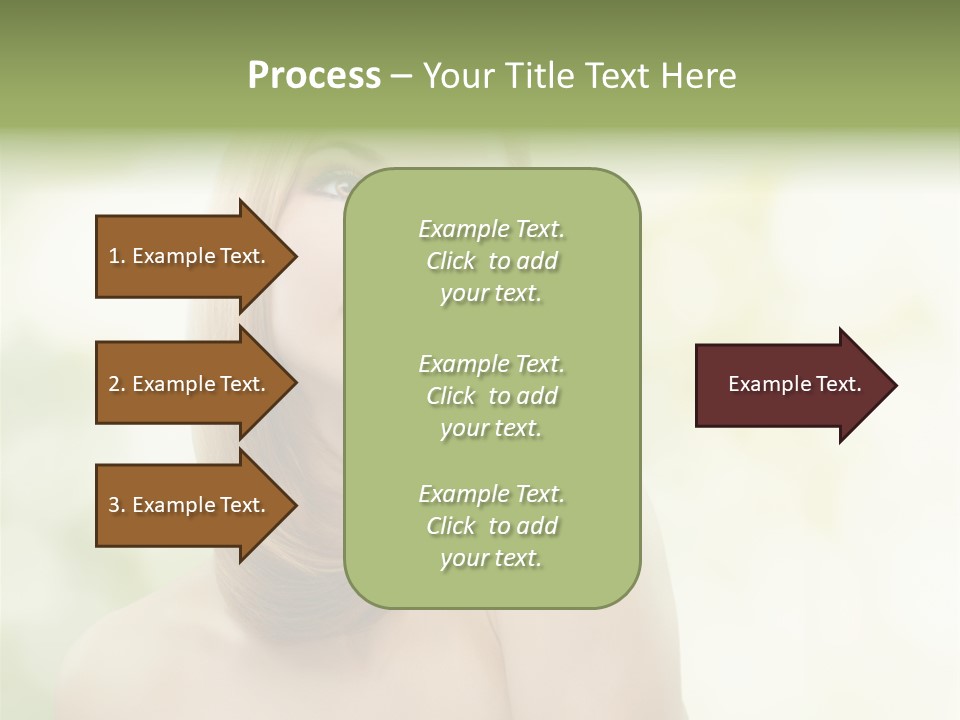 Adult Facial Close Up PowerPoint Template