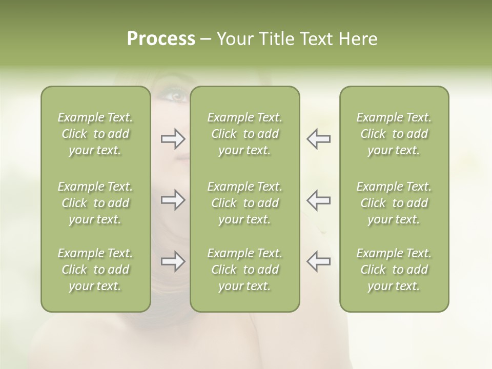 Adult Facial Close Up PowerPoint Template