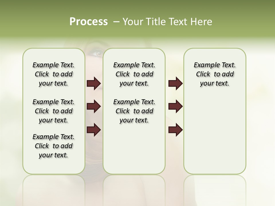 Adult Facial Close Up PowerPoint Template