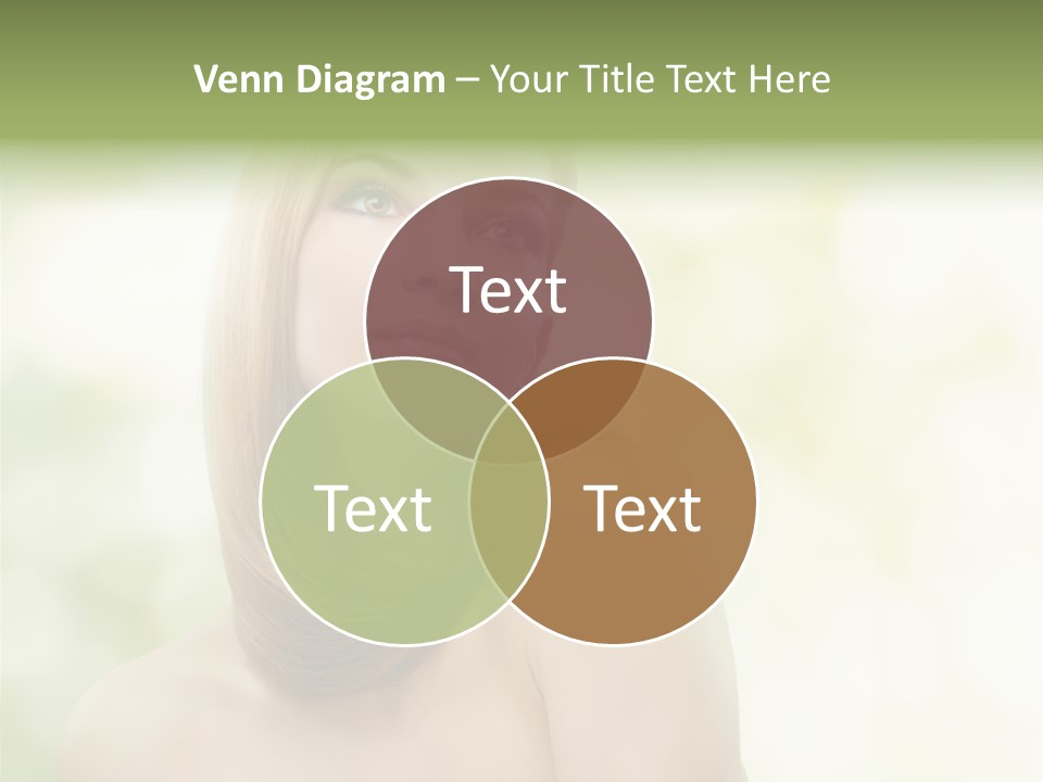 Adult Facial Close Up PowerPoint Template