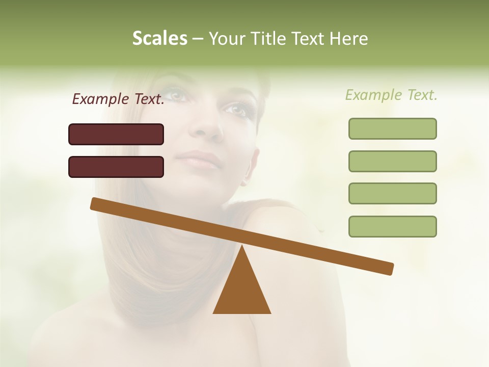 Adult Facial Close Up PowerPoint Template