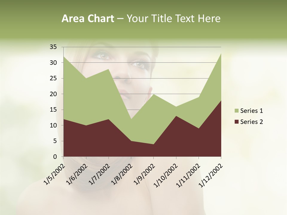 Adult Facial Close Up PowerPoint Template