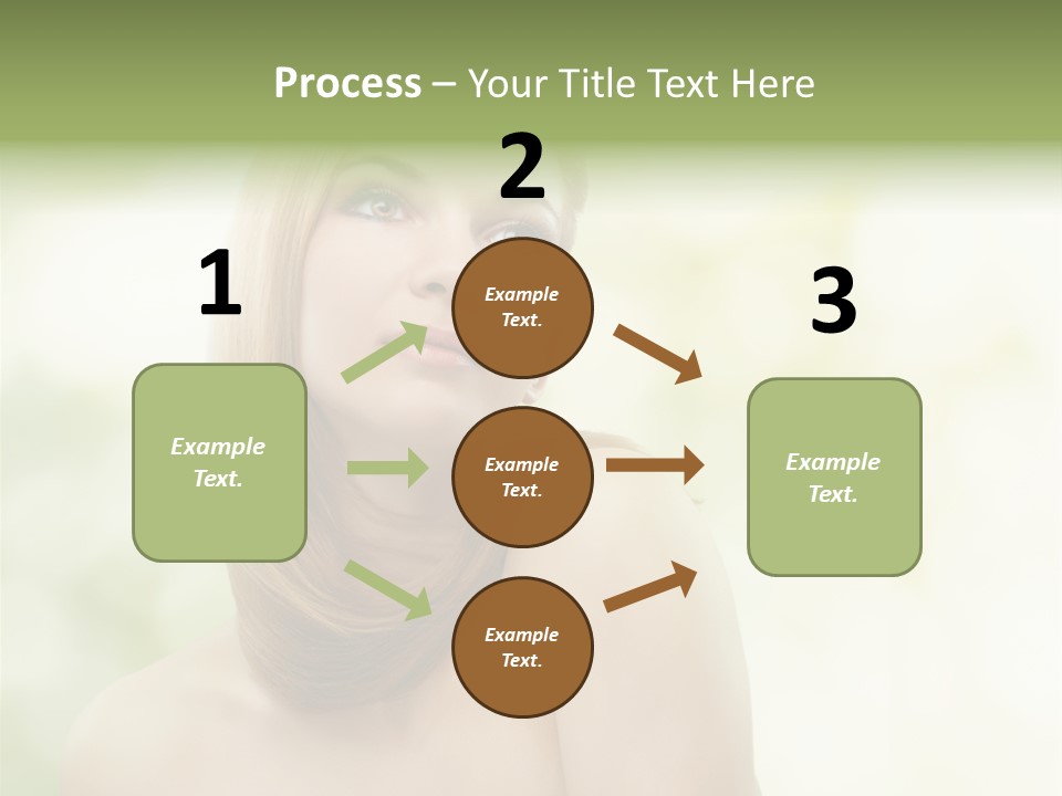 Adult Facial Close Up PowerPoint Template