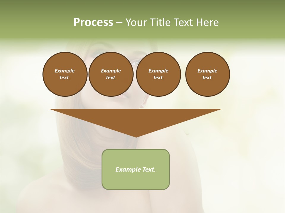 Adult Facial Close Up PowerPoint Template