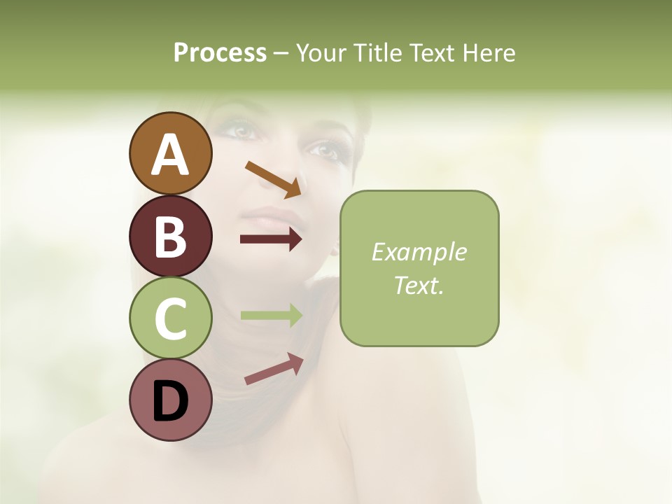 Adult Facial Close Up PowerPoint Template