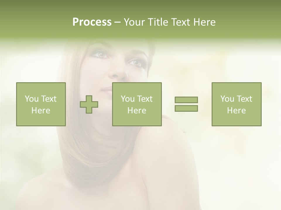 Adult Facial Close Up PowerPoint Template