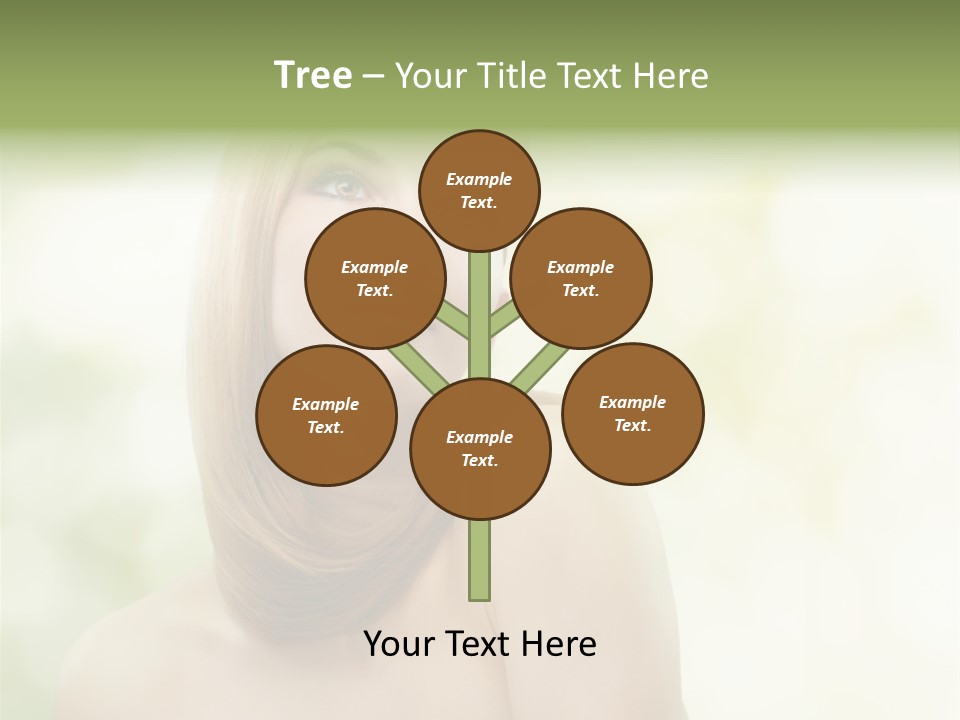 Adult Facial Close Up PowerPoint Template