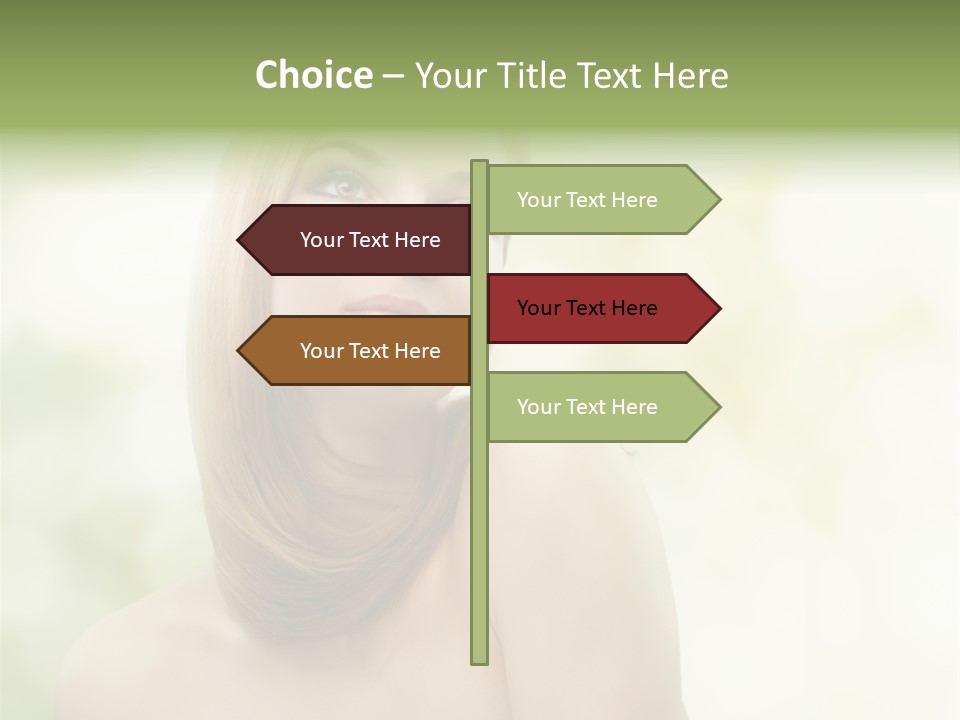 Adult Facial Close Up PowerPoint Template