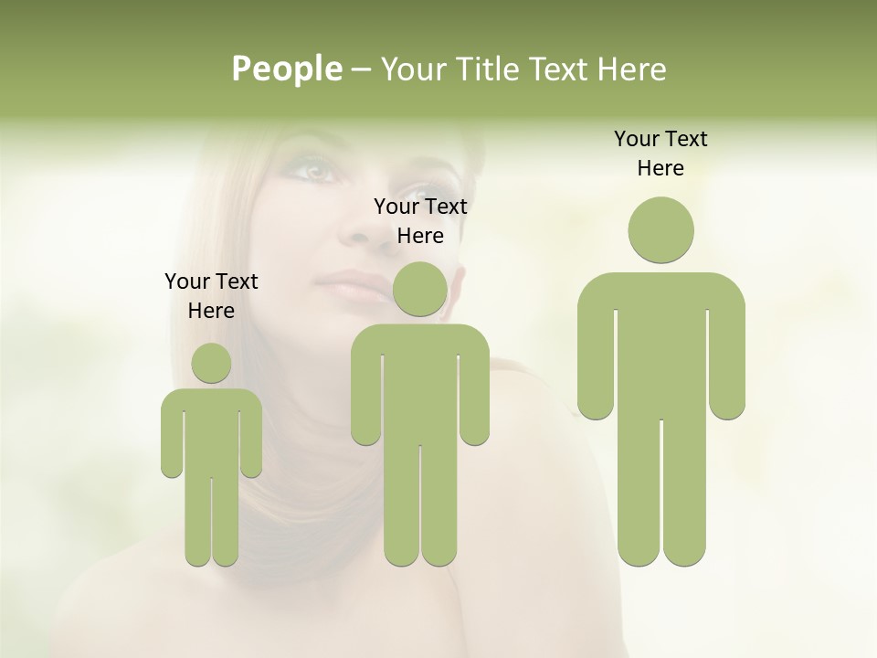 Adult Facial Close Up PowerPoint Template