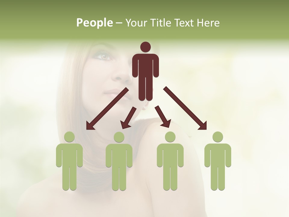 Adult Facial Close Up PowerPoint Template