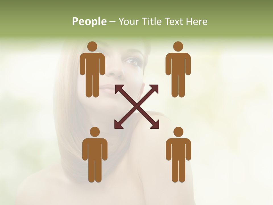 Adult Facial Close Up PowerPoint Template