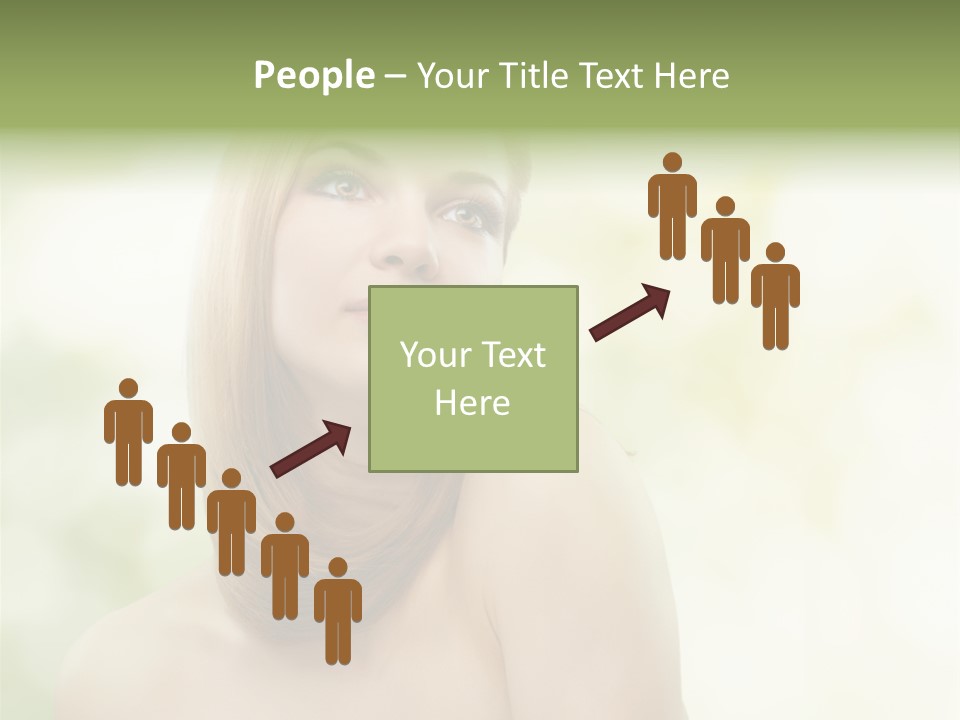 Adult Facial Close Up PowerPoint Template