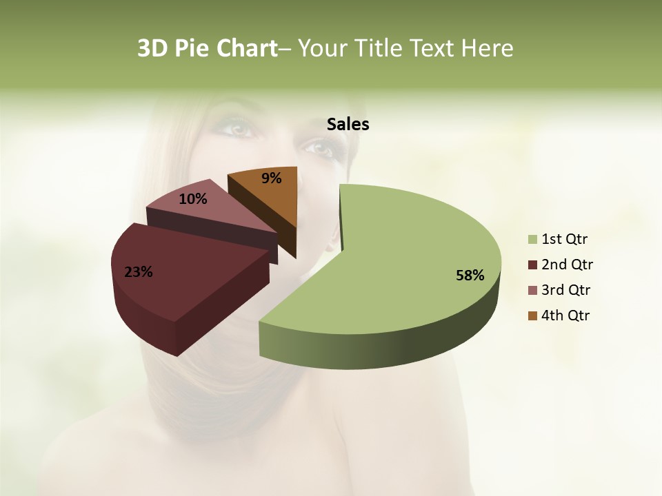 Adult Facial Close Up PowerPoint Template