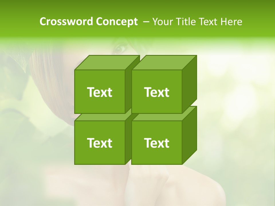 Fragility  Woman PowerPoint Template