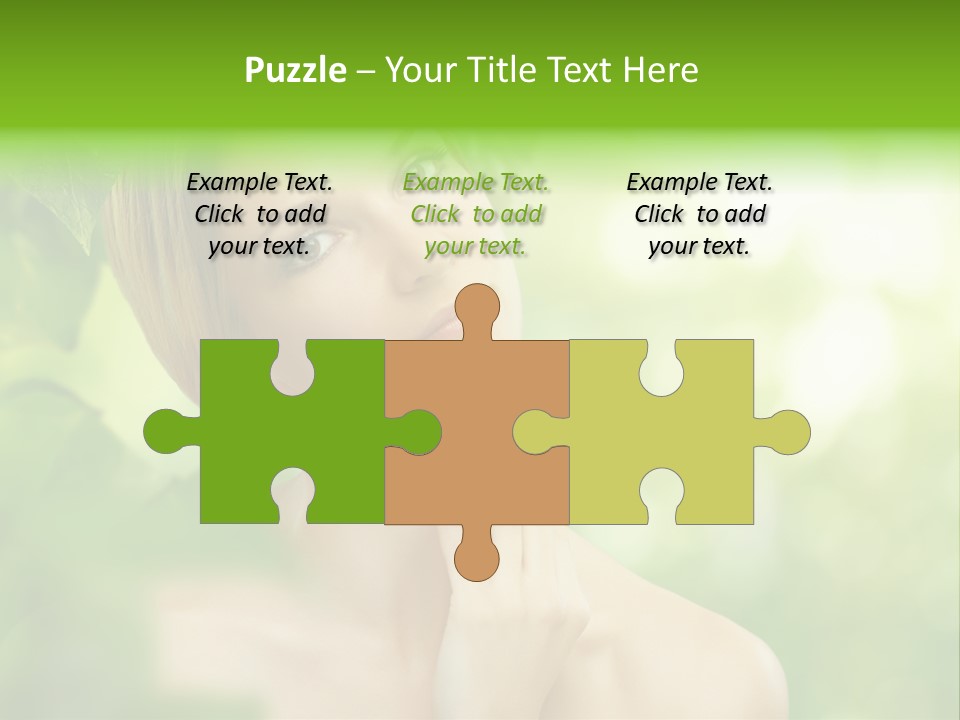 Fragility  Woman PowerPoint Template