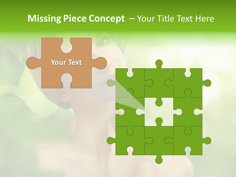 Fragility  Woman PowerPoint Template