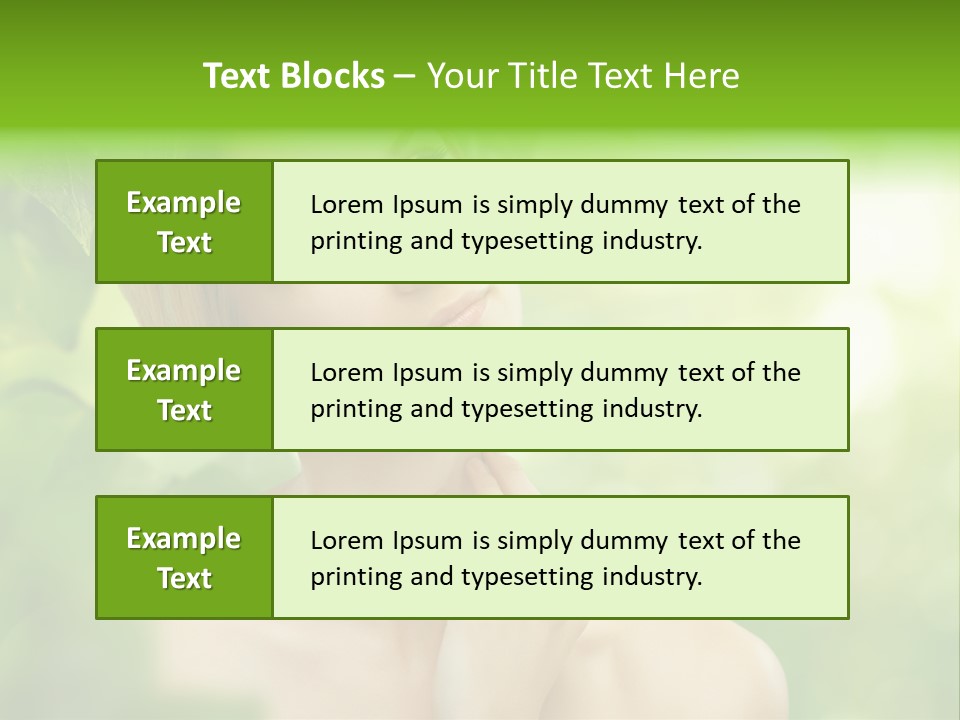 Fragility  Woman PowerPoint Template