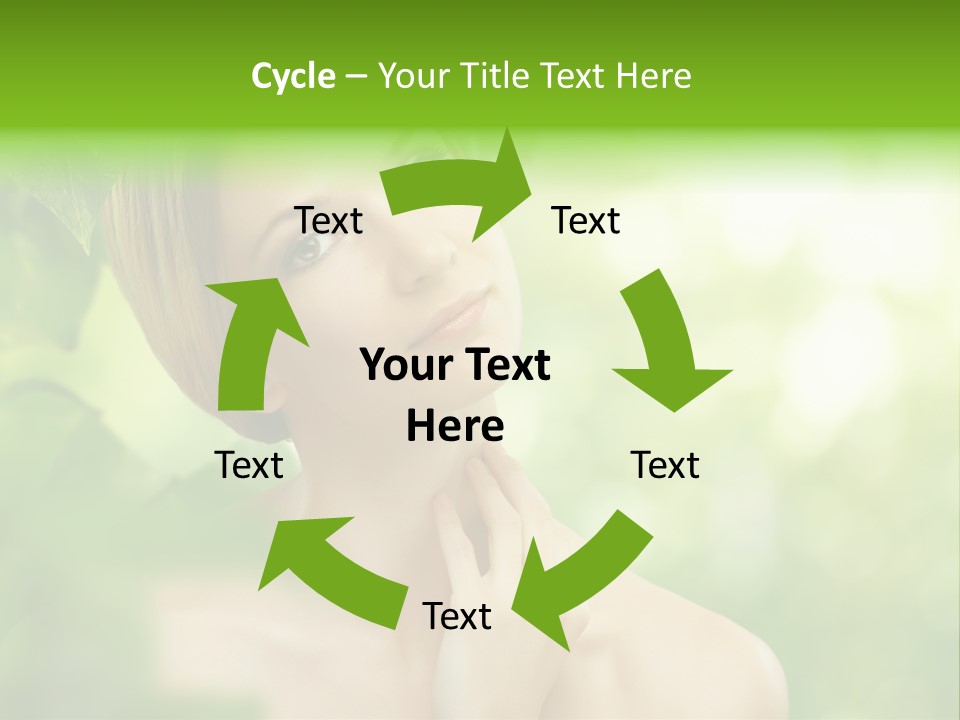 Fragility  Woman PowerPoint Template