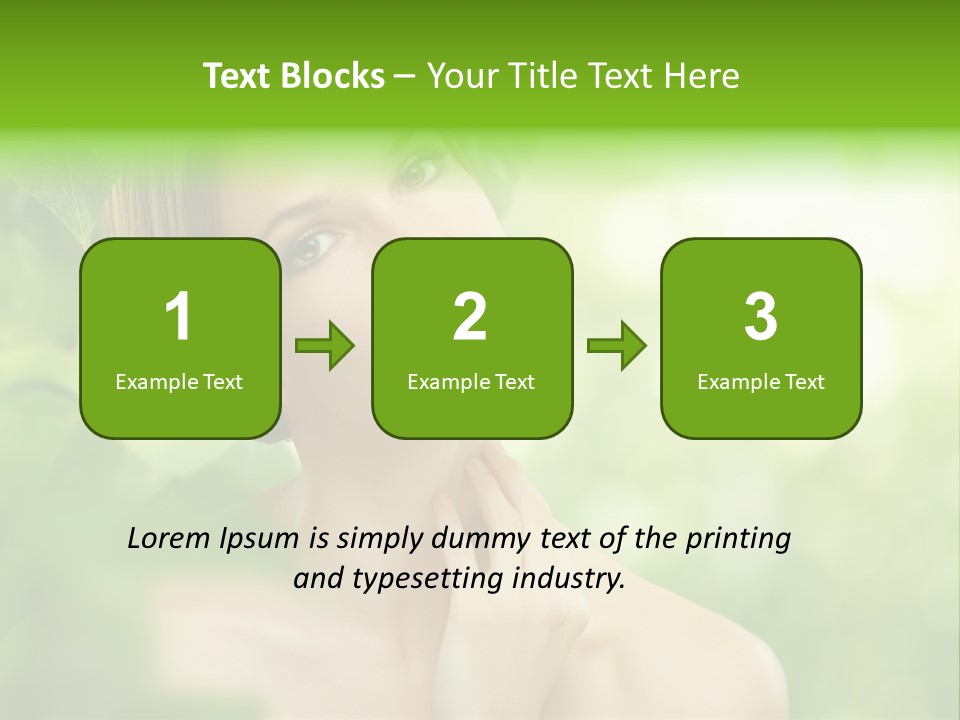 Fragility  Woman PowerPoint Template