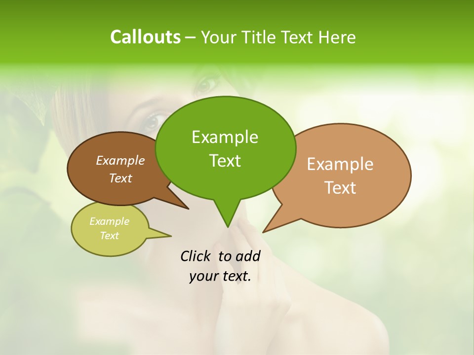 Fragility  Woman PowerPoint Template