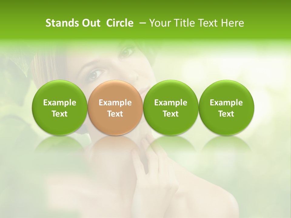 Fragility  Woman PowerPoint Template