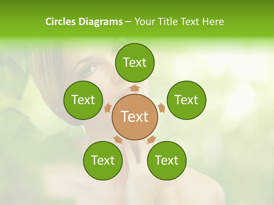 Fragility  Woman PowerPoint Template