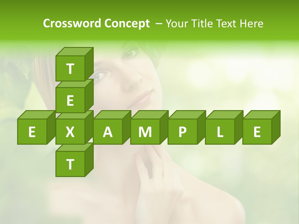 Fragility  Woman PowerPoint Template