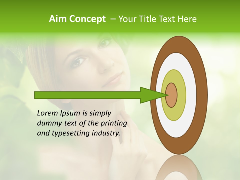 Fragility  Woman PowerPoint Template