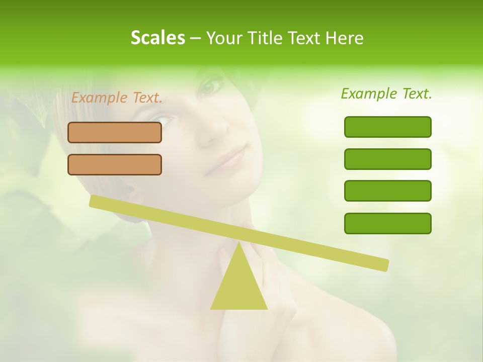 Fragility  Woman PowerPoint Template