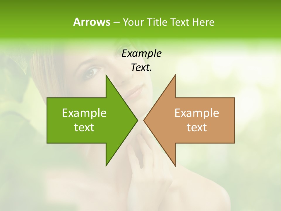 Fragility  Woman PowerPoint Template