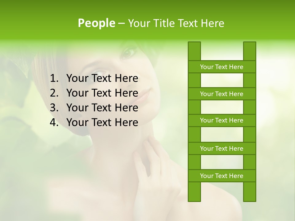 Fragility  Woman PowerPoint Template