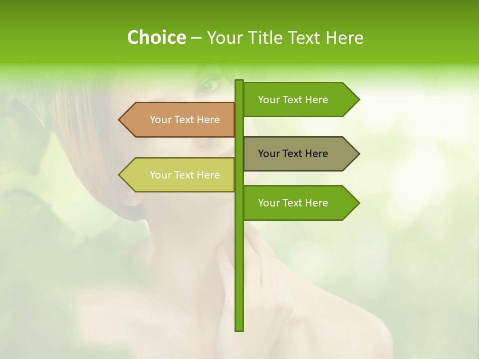 Fragility  Woman PowerPoint Template