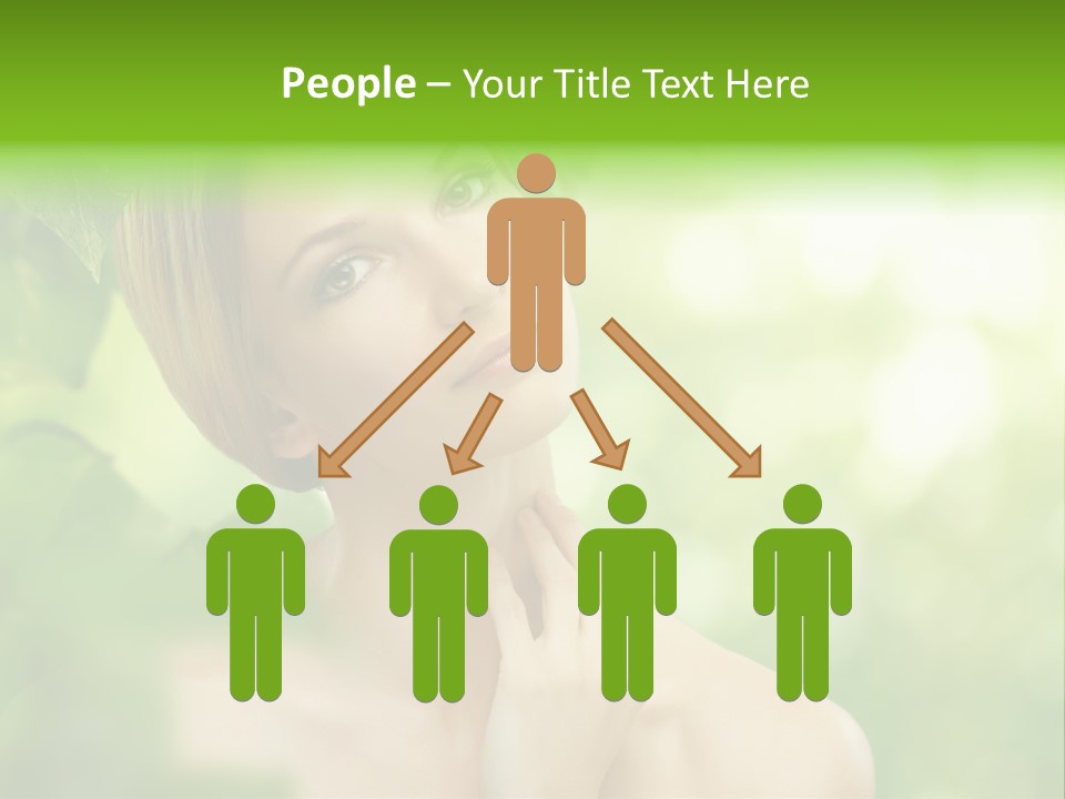 Fragility  Woman PowerPoint Template