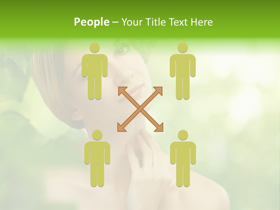 Fragility  Woman PowerPoint Template