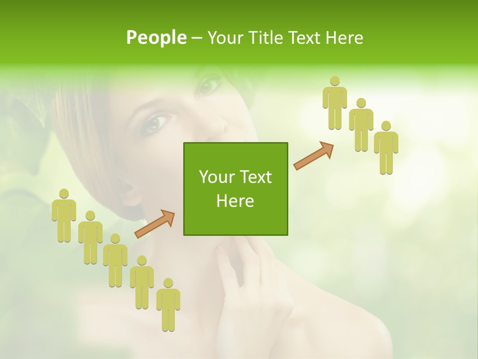 Fragility  Woman PowerPoint Template