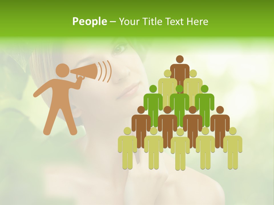 Fragility  Woman PowerPoint Template