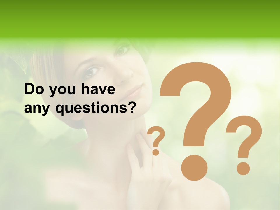 Fragility  Woman PowerPoint Template