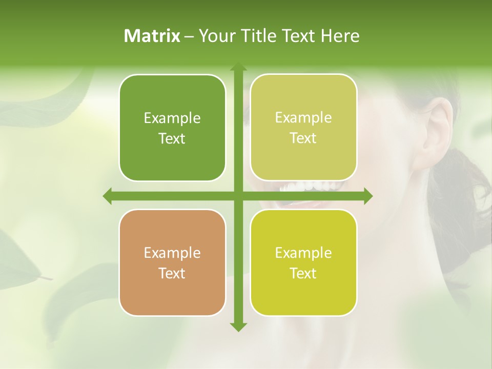 Face Care Green PowerPoint Template