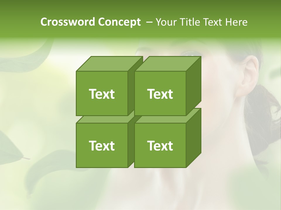 Face Care Green PowerPoint Template